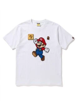BAPE Mario Golden Question Block Puff Tee
