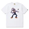 BAPE Purple Court Racket Puff Embroidered Tee