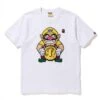 BAPE Wario Gold Coin Puff Embroidered Tee