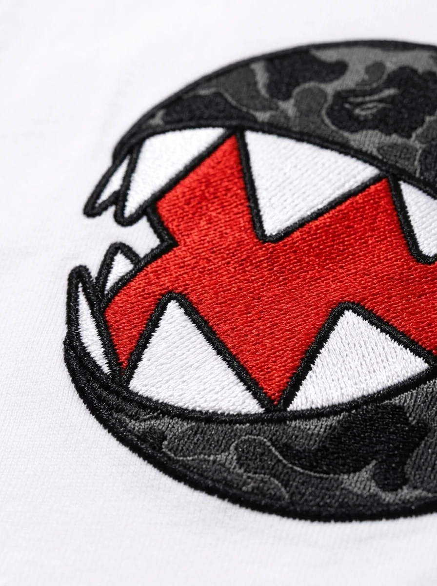BAPE Chain Chomp Dimensional Puff Tee 3 BAPE Chain Chomp Dimensional Puff Tee - Image 3