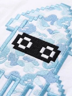 BAPE Blooper Pixel Puff Embroidered Tee -Bape Tee Store AUTO STANDARD TEE NONE LLM 20260605 061 detail 2
