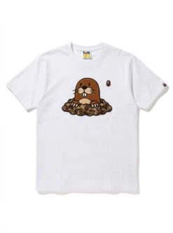 BAPE Monty Mole Camo Mound Puff Tee