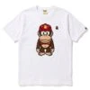 BAPE Diddy Kong Red Cap Puff Embroidered Tee 6 BAPE Diddy Kong Red Cap Puff Embroidered Tee -Bape Tee Store AUTO STANDARD TEE NONE LLM 20260605 081 hero