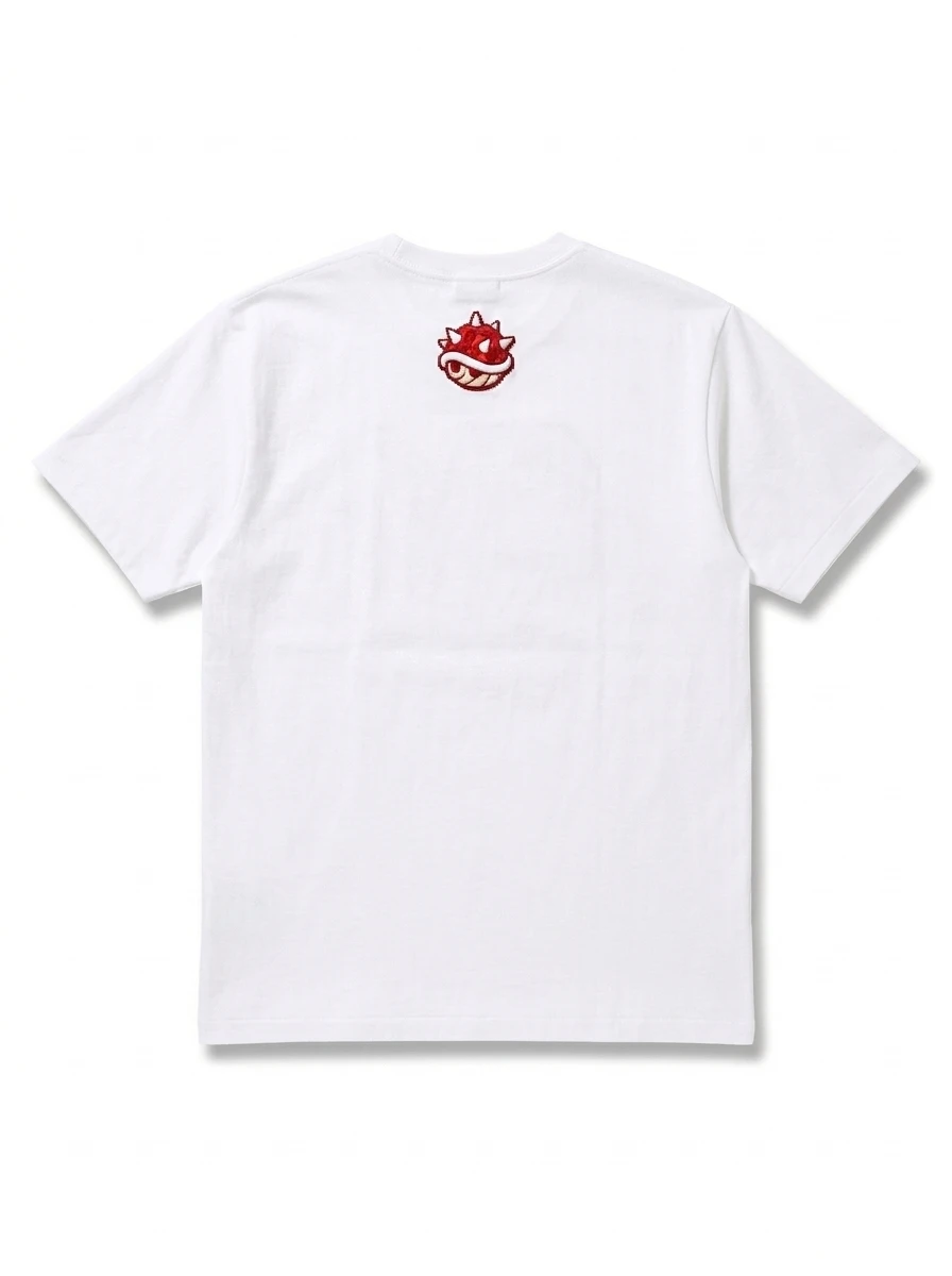 BAPE Red Spiny Shell Puff Embroidered Tee 3 BAPE Red Spiny Shell Puff Embroidered Tee - Image 3