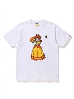 BAPE Princess Daisy Camo Puff Chest Tee