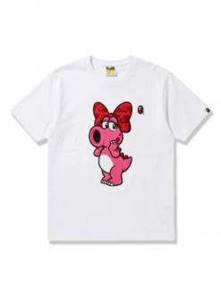 BAPE Birdo Scarlet Camo Bow Puff Tee