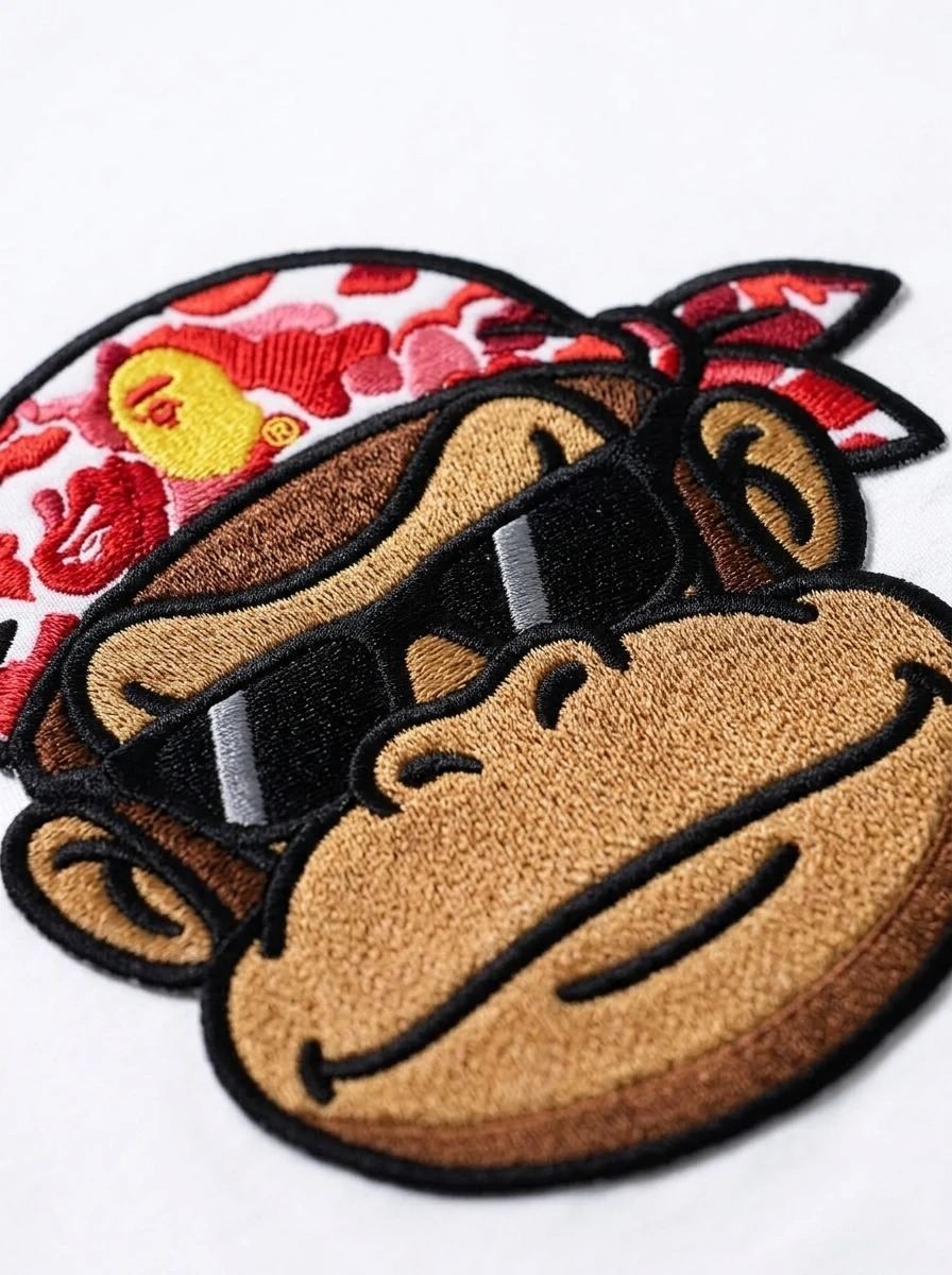 BAPE Funky Kong Sunglasses Bandana Puff Tee 2 BAPE Funky Kong Sunglasses Bandana Puff Tee - Image 2
