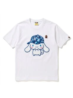 BAPE Cinnamoroll Blue Cap Puff Chest Tee