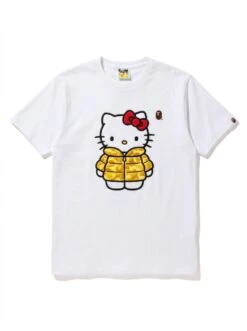 BAPE Hello Kitty Puff Jacket Chest Tee