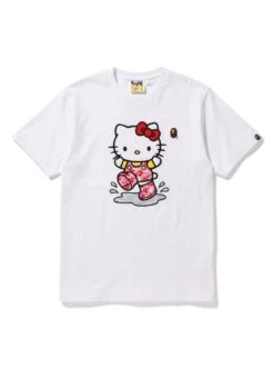 BAPE Hello Kitty Puddle Rainboot Puff Tee