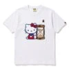 BAPE Hello Kitty Hourglass Puff Embroidery Tee