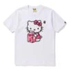 BAPE Hello Kitty Milk Carton Puff Tee