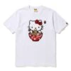BAPE Hello Kitty Noodle Bowl Puff Tee 6 BAPE Hello Kitty Noodle Bowl Puff Tee -Bape Tee Store AUTO STANDARD TEE NONE LLM 20260606 136 hero