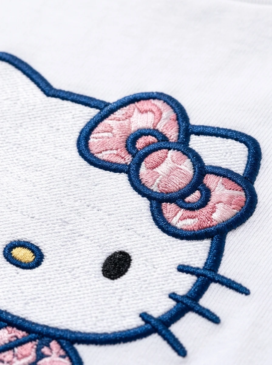 BAPE Hello Kitty Sakura Yukata Puff Tee 3 BAPE Hello Kitty Sakura Yukata Puff Tee - Image 3