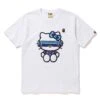 BAPE Cyber Visor Hello Kitty Embroidered Tee -Bape Tee Store AUTO STANDARD TEE NONE LLM 20260606 202 hero