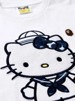 BAPE Hello Kitty Sailor Bow Embroidered Tee -Bape Tee Store AUTO STANDARD TEE NONE LLM 20260606 205 detail 2