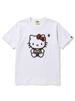 BAPE Hello Kitty Pixel Controller Puff Tee