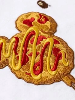 BAPE Camo Corn Dog Puff Stitch Chest Tee -Bape Tee Store AUTO STANDARD TEE NONE LLM 20260606 231 detail 2