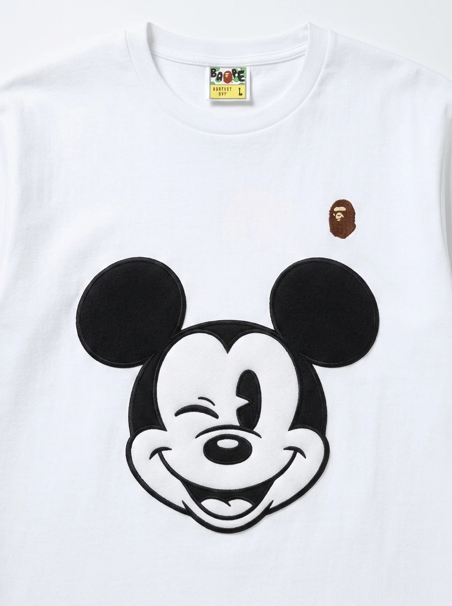 BAPE Winking Mouse Pop-Art Puff Tee 3 BAPE Winking Mouse Pop-Art Puff Tee - Image 3