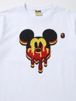BAPE Dripping Mouse Head Puff-Stitch Tee 5 BAPE Dripping Mouse Head Puff-Stitch Tee -Bape Tee Store AUTO STANDARD TEE NONE LLM 20260607 008 detail 2