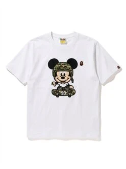 BAPE Camo Skate Helmet Mouse Puff Standard Tee