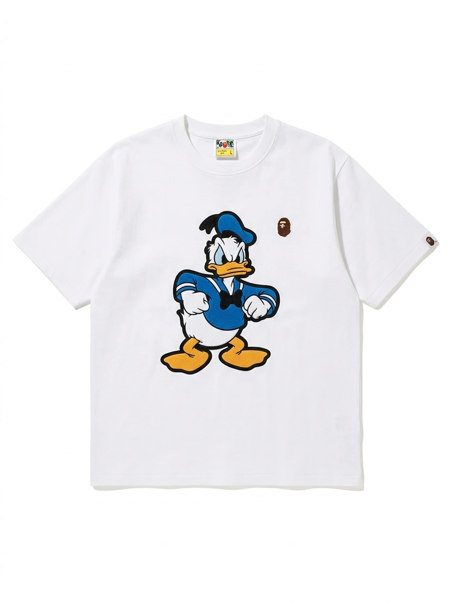 BAPE Angry Sailor Duck Raised Puff Tee 1 BAPE Angry Sailor Duck Raised Puff Tee