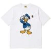 BAPE Saluting Sailor Duck Embroidered Crew Tee