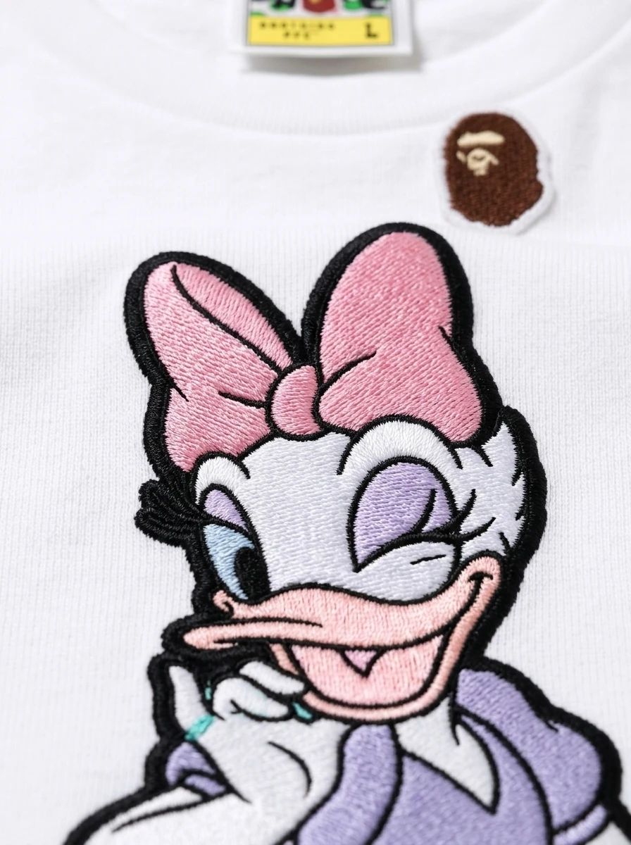 BAPE Elegant Winking Duck Puff Chest Tee 3 BAPE Elegant Winking Duck Puff Chest Tee - Image 3