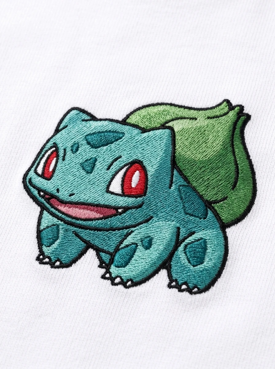 BAPE Bulbasaur Puff Chest Embroidered Tee 3 BAPE Bulbasaur Puff Chest Embroidered Tee - Image 3