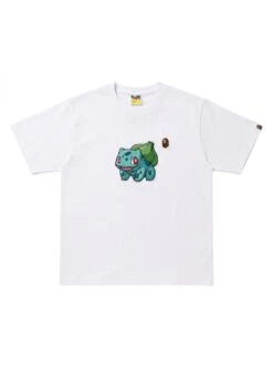 Bape Tee Store 59 BAPE Bulbasaur Puff Chest Embroidered Tee