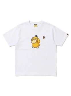 Bape Tee Store 63 BAPE Psyduck Confused Puff Embroidered Tee