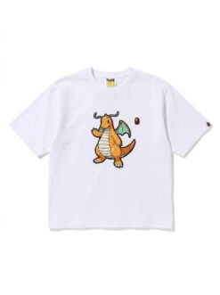 BAPE Dragonite Black-Outline Puff Tee