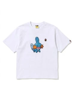 BAPE Mudkip 3D Puff Embroidered Crew Tee