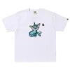 BAPE Vaporeon Black-Outline Puff Chest Tee 6 BAPE Vaporeon Black-Outline Puff Chest Tee -Bape Tee Store AUTO STANDARD TEE NONE LLM 20260611 104 hero