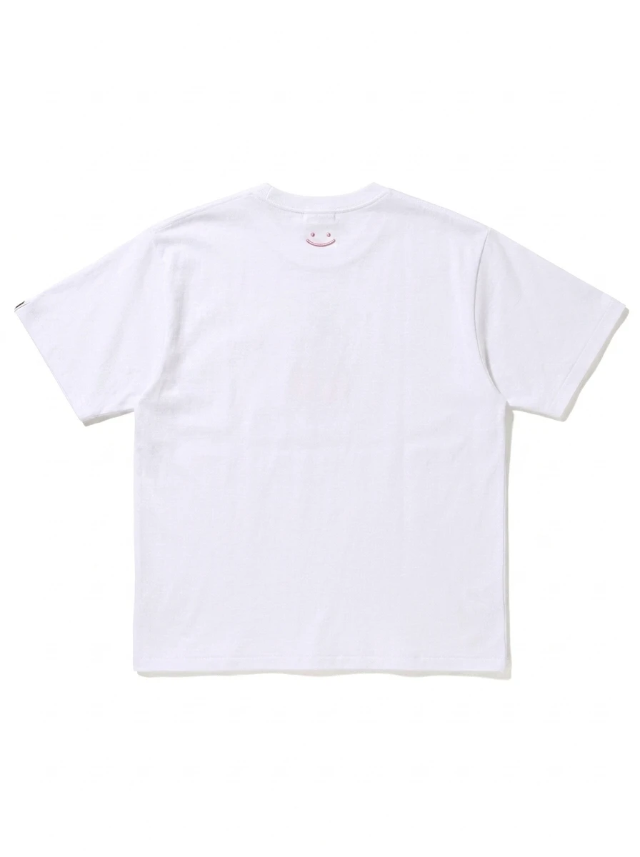 BAPE Ditto Pink Fluid Satin Chest Tee 2 BAPE Ditto Pink Fluid Satin Chest Tee - Image 2