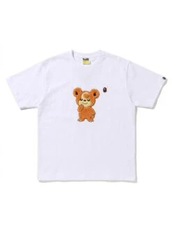 BAPE Teddiursa Sherpa Chest Embroidered Tee