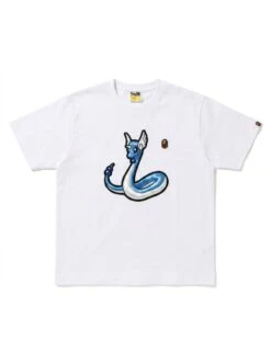 BAPE Dragonair Satin-Ribbon Outline Tee
