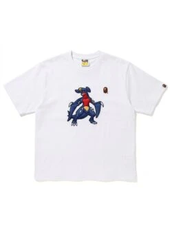 BAPE Defiant Garchomp Puff Quilted Tee