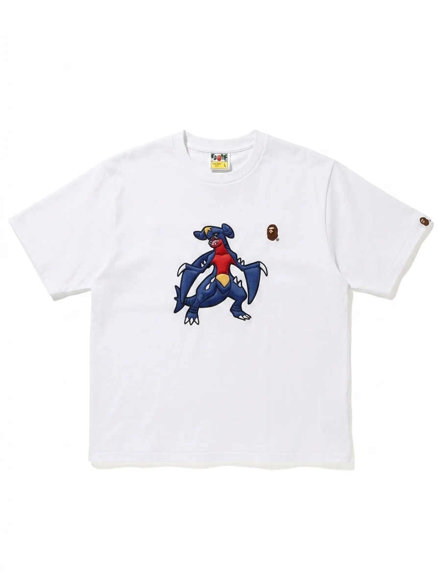 BAPE Defiant Garchomp Puff Quilted Tee 1 BAPE Defiant Garchomp Puff Quilted Tee