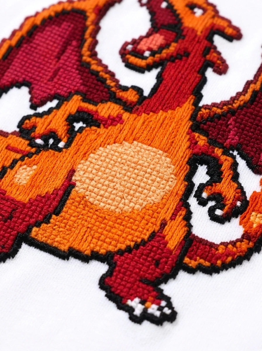 BAPE Charizard Puff Chest Standard Tee 3 BAPE Charizard Puff Chest Standard Tee - Image 3