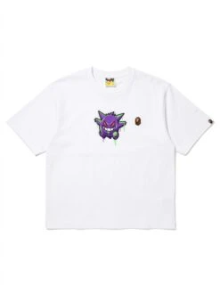 BAPE Gengar Neon Graffiti Puff Embroidered Tee