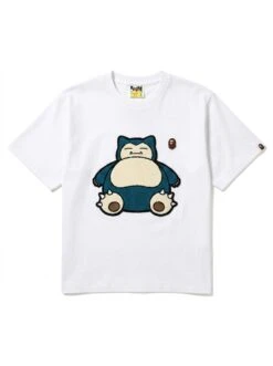 BAPE Snorlax Bouclé Outline Chest Tee