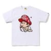 BAPE Baby Mario Bottle Puff Embroidered Tee -Bape Tee Store AUTO STANDARD TEE NONE LLM 20260612 008 hero