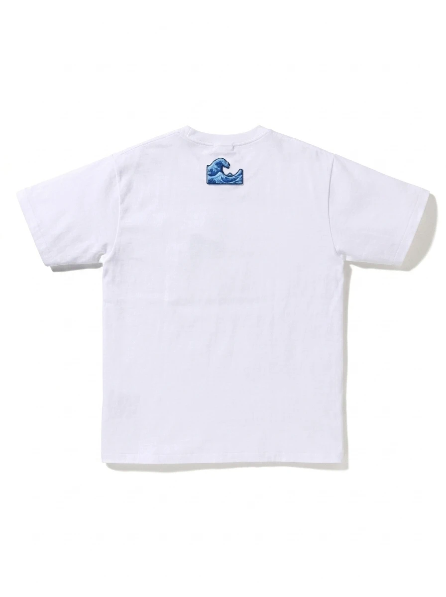 BAPE Mario Ukiyo-E Wave Warrior Puff Tee 3 BAPE Mario Ukiyo-E Wave Warrior Puff Tee - Image 3