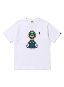 BAPE Luigi 3D Puff Chain-Stitch Standard Tee